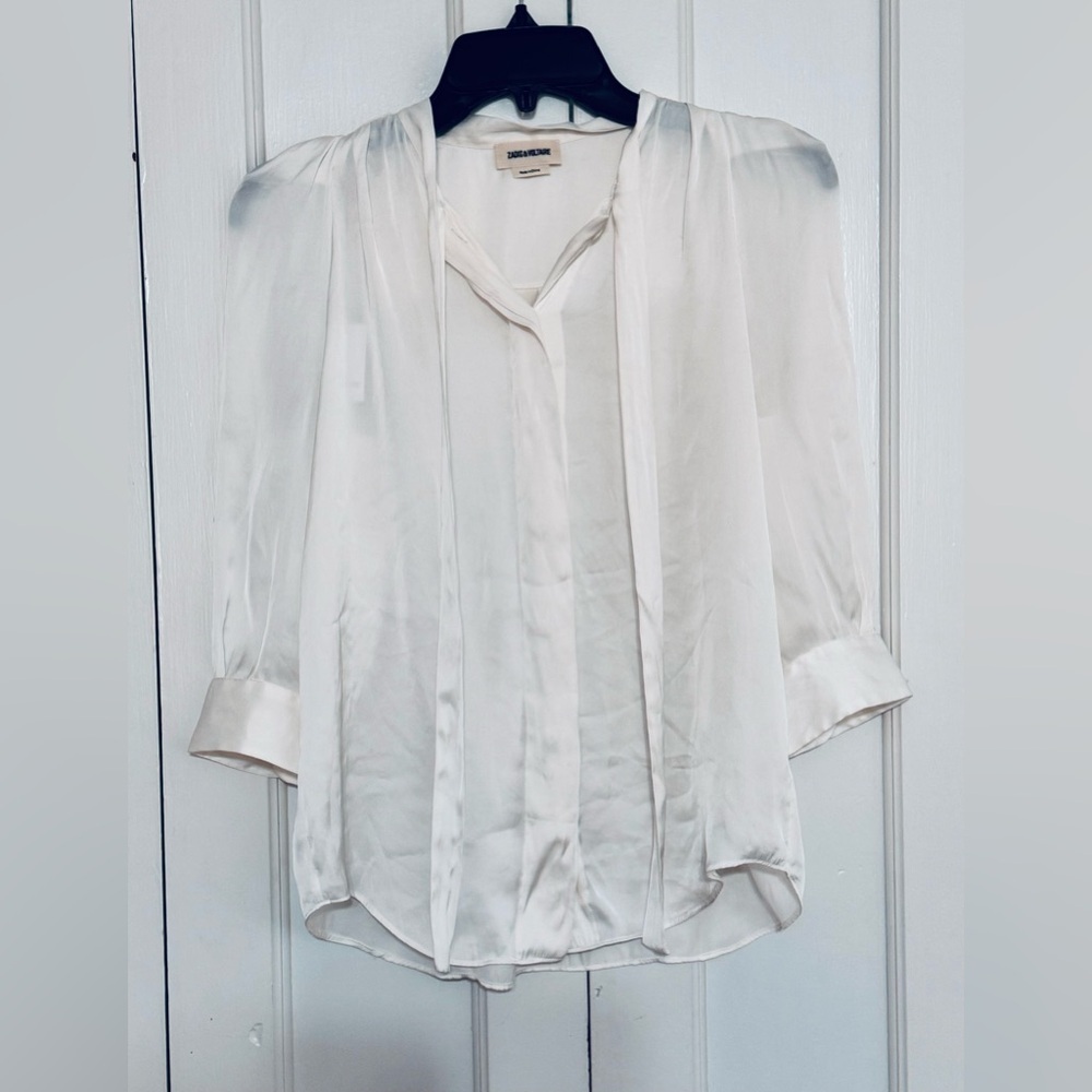 Zadig & Voltaire Touch Satin Top - Picture 3 of 7
